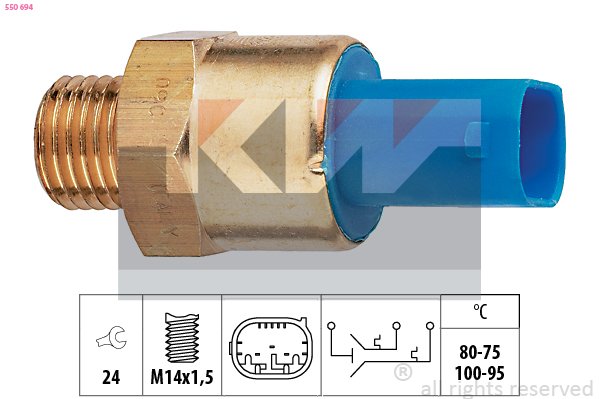 KW Ventilátor kapcsoló 550694_KW